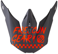 Freegun XP4 Speed Helmet Peak,  red,  red,  Size One Size
