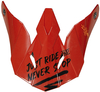 Freegun XP4 Stripes Helmet Peak,  red,  red,  Size One Size