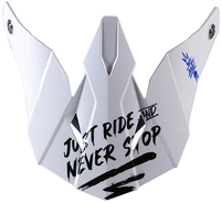 Freegun XP4 Stripes Helmet Peak,  white,  white,  Size One Size