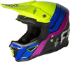 Freegun XP4 Stripes Motocross Helmet,  yellow,  Size 2XL,  yellow,  Size 2XL