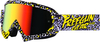 Freegun YH-16 Panthera Motocross Goggles,  white-yellow,  white-yellow,  Size One Size