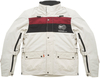 Fuel Rally 2 waterproof Motorcycle Textile Jacket,  white,  Size L for Men