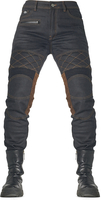 Fuel Sergeant 2 Waxed Ladies Motorcycle Textile Pants,  blue,  Size M 32 for Women
