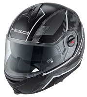 Held Turismo Decor Helmet,  black-white,  Size XS,  black-white,  Size XS