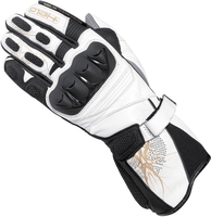 Held Tyra Ladies Motorcycle Gloves,  black-white,  Size XS for Women,  black-white,  Size XS for Women
