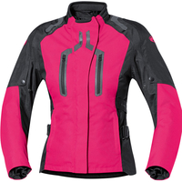 Held Xenna Ladies Textile Jacket,  black-pink,  Size L for Women,  black-pink,  Size L for Women