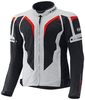 Held Zelda Ladies Textile Jacket,  grey-red,  Size 3XL for Women,  grey-red,  Size 3XL for Women