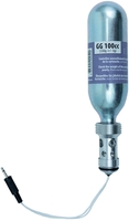 Helite CO2 E-Cartridge,  silver,  Size 100
