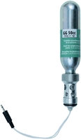 Helite CO2 E-Cartridge,  silver,  Size 50