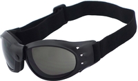 Helly Bikereyes Cruiser Motorcycle Goggles,  black,  black,  Size One Size