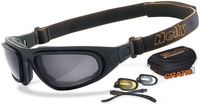 Helly Bikereyes Eagle US Motorcycle Goggles,  black for Men