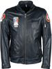 Helstons Aeronef Motorcycle Leather Jacket,  blue,  Size 2XL,  blue,  Size 2XL