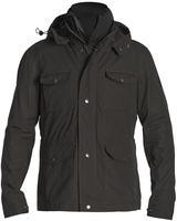 Helstons Barbade Motorcycle Waxed Jacket,  black,  Size M,  black,  Size M