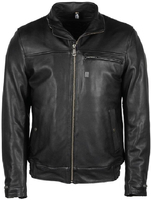 Helstons Benny Motorcycle Leather Jacket,  black,  Size XL,  black,  Size XL
