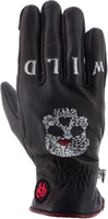 Helstons Bonnie Summer Ladies Motorcycle Gloves,  black,  Size S for Women