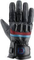 Helstons Bora Heated Motorcycle Gloves,  black-red-blue,  Size M L