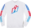Icon RS Gradient Crew Pullover,  white,  Size XL,  white,  Size XL