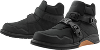 Icon Slabtown WP waterproof Motorcycle Boots,  black,  Size 46 for Men