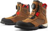 Icon Stormhawk WP Motorcyclce Boots,  brown,  Size 48,  brown,  Size 48