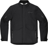 Icon Stormhawk WP Motorcycle Textile Jacket,  black,  Size 3XL,  black,  Size 3XL
