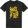 Icon Streets Not Dead T-Shirt,  black,  Size S,  black,  Size S