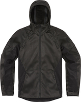 Icon Synthhawk Motorcycle Textile Jacket,  black,  Size XL,  black,  Size XL