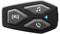 Interphone U-COM 3 Communication System HD Single Pack,  black