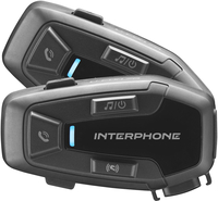 Interphone U-COM 7R Communication System Double Set,  black