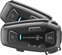 Interphone U-COM 8R Communication System Double Set,  black