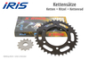 IRIS Kette & ESJOT Räder 525 XR Chainset TRIUMPH 765 Street Triple (RS/R/LOW),  17-,  660 Street Triple S,  18-,  black-gold,  black-gold
