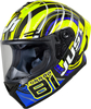 Just1 J-GPR Torres Replica Carbon Helmet,  blue-yellow,  Size M for Men