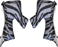 Just1 J12 Cheek Pads,  black-white,  Size M,  black-white,  Size M
