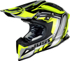 Just1 J12 Flame MX Helmet,  black-yellow,  Size S,  black-yellow,  Size S