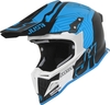 Just1 J12 Syncro Carbon Motocross Helmet,  white-turquoise-blue,  Size XS,  white-turquoise-blue,  Size XS