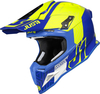 Just1 J12 Syncro Carbon Motocross Helmet,  yellow-blue,  Size XS,  yellow-blue,  Size XS