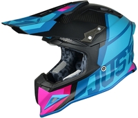 Just1 J12 Unit Carbon 1 Motocross Helmet 1,  black-blue,  Size 2XL,  black-blue,  Size 2XL