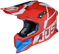 Just1 J12 Unit Carbon 1 Motocross Helmet 1,  white-red,  Size XS,  white-red,  Size XS
