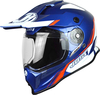 Just1 J14 Adventure Line Motocross Helmet,  white-turquoise-blue,  Size S,  white-turquoise-blue,  Size S