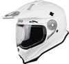 Just1 J14 Adventure Solid Motocross Helmet,  white,  Size XS,  white,  Size XS