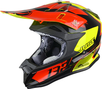 Just1 J32 Pro Kick Motocross Helmet,  black-red-yellow,  Size XL,  black-red-yellow,  Size XL