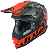 Just1 J32 Swat Camo Kids Motocross Helmet,  black-orange,  Size S,  black-orange,  Size S