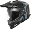 Just1 J34 Pro Tour Motocross Helmet,  black-silver,  Size M,  black-silver,  Size M