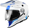 Just1 J34 Shape Enduro Helmet,  white-blue,  Size S,  white-blue,  Size S