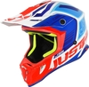 Just1 J38 Blade Motocross Helmet,  white-red-blue,  Size S,  white-red-blue,  Size S