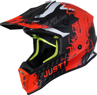 Just1 J38 Mask Motocross Helmet,  black-orange,  Size S,  black-orange,  Size S