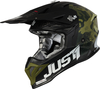 Just1 J39 Kinetic Motocross Helmet,  black-green,  Size XL,  black-green,  Size XL