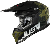 Just1 J39 Kinetic Motocross Helmet,  black-green,  Size XL,  black-green,  Size XL