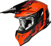Just1 J39 Reactor Motocross Helmet,  black-orange,  Size S,  black-orange,  Size S