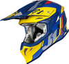 Just1 J39 Reactor Motocross Helmet,  blue-yellow,  Size XL,  blue-yellow,  Size XL