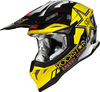 Just1 J39 Rockstar Motocross Helmet,  black-yellow,  Size XL,  black-yellow,  Size XL